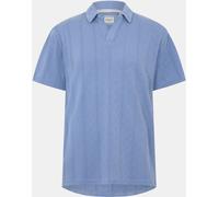 Brave Soul Neck Polo Bleu Ardoise Large Male