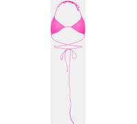 Brave Soul Neck Tie Bikini Top Rose néon 14 (L) Female