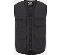 Brave Soul Mens Black Padded Utility Vest Noir Très grand Male