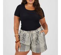 Brave Soul Ps 3/4Sl Tee Noir 24 (5XL) Female