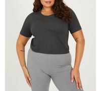 Brave Soul Ps Crop Tee Charbon de bois 24 (5XL) Female