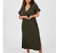 Brave Soul Ps Midi Drs Kaki/Noir 20 (3XL) Female