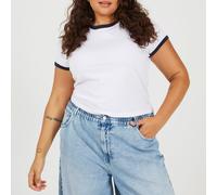 Brave Soul Ps Ss Tee Blanc/Marine 24 (5XL) Female