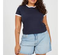 Brave Soul Ps Ss Tee Marine/Blanc 24 (5XL) Female