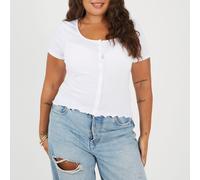 Brave Soul Ps Ssbtn Tee Blanc 24 (5XL) Female