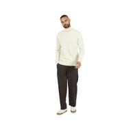 BRAVE SOUL Pull à col roulé pour homme, oatmeal, XXL