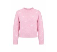 BRAVE SOUL Pull-over jaune / rose / blanc, Taille L