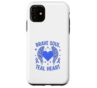 Brave Soul - Sensibilisation au cœur Sarcelle Coque pour iPhone 11