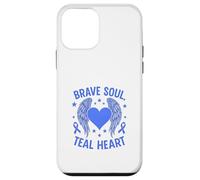 Brave Soul - Sensibilisation au cœur Sarcelle Coque pour iPhone 12 Mini