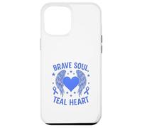 Brave Soul - Sensibilisation au cœur Sarcelle Coque pour iPhone 12 Pro Max