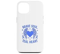 Brave Soul - Sensibilisation au cœur Sarcelle Coque pour iPhone 13