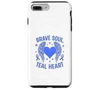 Brave Soul - Sensibilisation au cœur Sarcelle Coque pour iPhone 7 Plus/8 Plus