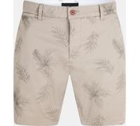 Brave Soul Shorts With Leaf Print Impression grise Très grand Male