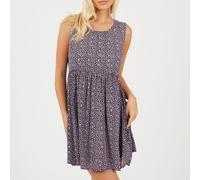 Brave Soul Smock Dress Lilas/Noir 16 (XL) Female