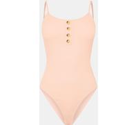 Brave Soul Strap Button Through Bodysuit Pêche d'été 8 (XS) Female