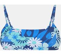 Brave Soul Strappy Sqaure Neck Bikini Top R Flrl Prnt/Blu 14 (L) Female