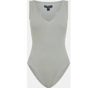 Brave Soul Style Notch Neck Bodysuit Sauge claire 10 (S) Female