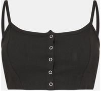 Brave Soul Through Crop Vest Noir 14 (L) Female