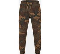 Brave Soul Twill Cuff Cargo Trousers Camouflage kaki 34W R Male