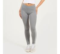 Brave Soul Two Stripe Detail Leggings Gris chiné/Blanc 14 (L) Female