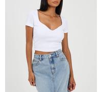 Brave Soul Shrt Slv Tee Blanc 12 (M) Female