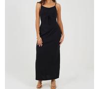 Brave Soul Women's Cami Maxi Dress Noir 16 (XL) Female