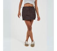 Brave Soul Womens Cargo Mini Skirt With Toggle Waist Marron 10 (S) Female