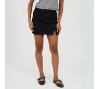 Brave Soul Womens Denim Mini Skirt Noir 8 (XS) Female