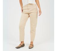 Brave Soul Womens Mom Jeans With Raw Hem Sand Sable 10 (S) Female