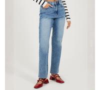 Brave Soul Womens Straight Leg Denim Jeans Lavage bleu moyen 12 (M) Female