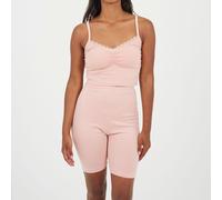 Brave Soul Womens Strappy Vest & Shorts Lounge Set Rose 8 (XS) Female