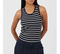 Brave Soul Women's Tank Vest Noir/Crème 16 (XL) Female