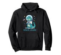 Brave Space Lizard Astronaute Explorer Sweat à Capuche