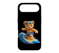 Brave Teddy Bear Riding The Waves Planche de Surf Shapes Mania Coque pour iPhone Air