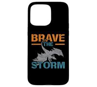Brave The Storm Flying Beast Myth Dragon Whisperer Coque pour iPhone 15 Pro Max