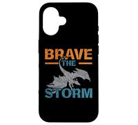 Brave The Storm Flying Beast Myth Dragon Whisperer Coque pour iPhone 16