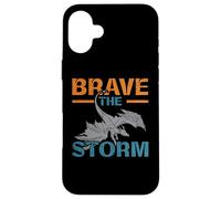 Brave The Storm Flying Beast Myth Dragon Whisperer Coque pour iPhone 16 Plus