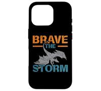 Brave The Storm Flying Beast Myth Dragon Whisperer Coque pour iPhone 16 Pro