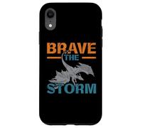 Brave The Storm Flying Beast Myth Dragon Whisperer Coque pour iPhone XR