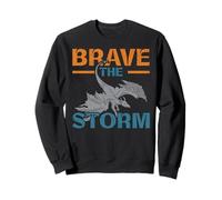 Brave The Storm Flying Beast Myth Dragon Whisperer Sweatshirt