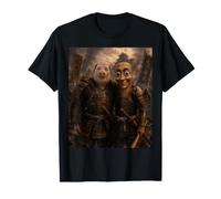 Brave Warrior John Pork Tung Sahur Japon Edo Battle Samurai T-Shirt