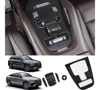 Braveking1 Fibre de Carbone Console Centrale de Voiture Panneau de Changement Garniture de Cadre pour Mercedes-Benz W167 X167 V167 GLE 350 450 AMG 53 Coupé 63 S GLS 580 AMG Décoration Accessoires
