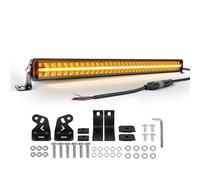 BraveWAY 42" Double Rangée Barre Rampe LED DRL 360W 40000LM Phare LED Barre Lumineuse 12/24V Longue Portée Homologation ECE pour Les Véhicules de Tracteurs Agricoles, 4x4 Duads, Poids Lourd, Caravan