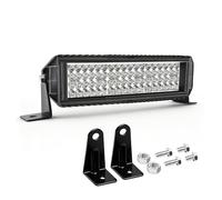 BraveWAY Rampe LED 4x4 12'' 36W 4 Rangées 6500K 5000LM Rampe LED Longue Portée pour CamionsTracteurs 4x4 SUV ATV UTV Caravanes