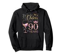 Bravo à 90 Ans, 90e Anniversaire de la Femme, 90e Anniversaire Sweat à Capuche