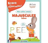 Bravo les maternelles - cahier ardoise - Mes premières lettres majuscules - Dès 4 ans