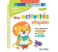Bravo les maternelles - Mes activités effaçables - Moyenne section