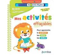 Bravo les maternelles - Mes activités effaçables - Moyenne section Hélène Convert (Illustration)