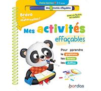 Bravo les maternelles - Mes activités effaçables - Petite section