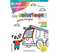 Bravo les maternelles - Mes coloriages, drôles d'engins - Toute Petite section et Petite section